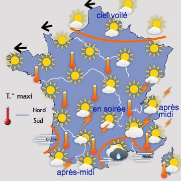Lente dégradation et moins chaud dans le Sud-ouest