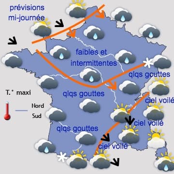 Un week-end souvent pluvieux et agité
