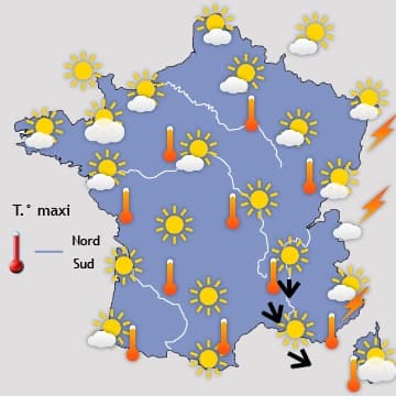 De plus en plus chaud jusqu'à vendredi !!