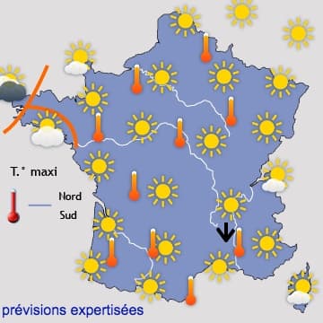 Vague de chaleur majeure d'environ une semaine